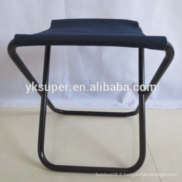 Chaises pliantes en métal pour camping, chaise de pêche pliable